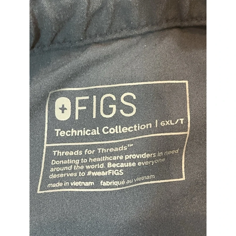 FIGS Technical Men's Tansen Jogger Scrub Pants 6XL/T Dark Harbor Medical Nurse